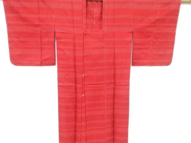 リサイクル　縞模様織出し雨コート